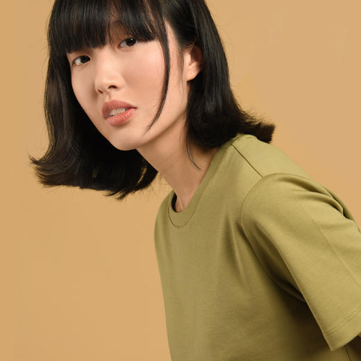 女士经典款新疆长绒棉60支圆多色彩T恤 商品图4