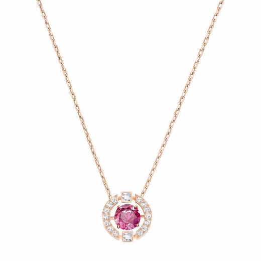SWAROVSKI/施华洛世奇 跳动的心项链 玫瑰金红宝石5279421 商品图0