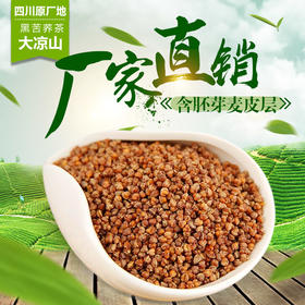 粮药 黑苦荞茶 四川凉山全颗粒胚芽苦芥茶 荞麦茶