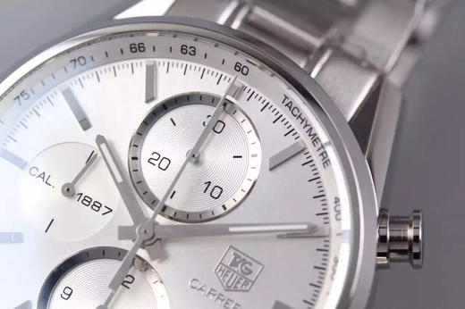 V6豪雅CARRERA CALIBRE 1887计算时码表机芯(直径41毫米)这款优雅的腕表以最初的CARRERA 41毫米进口一比一自动机械配有精准 商品图7