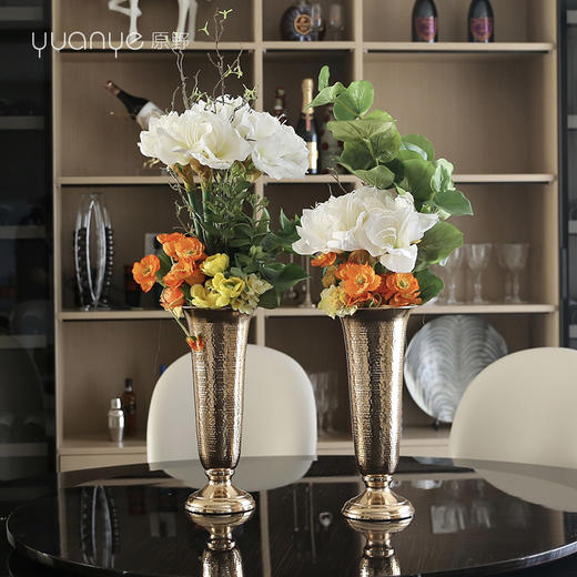 原野现代简约轻奢风格 郁金香仿真花假花套装 客厅餐厅装饰花 商品图2