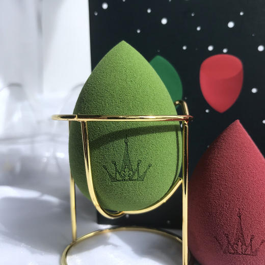 现货▲超软不吃粉！韩国尔木萄美妆蛋套盒 三个装送晾晒架 干湿两用 商品图2