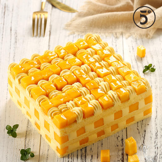 牛乳芒芒芒果味奶油牛乳蛋糕动物奶油成都同城免费配送