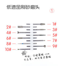 1~38# 低速磨头金刚砂