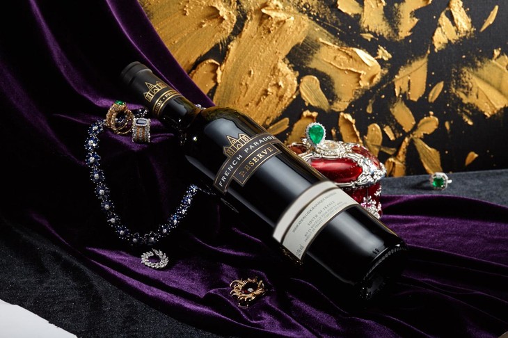 茗酊古堡梅洛卡本内红葡萄酒frenchparadoxfruitycabernetmerlot750ml