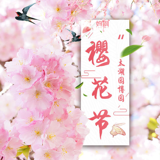 【妈网门票】 2019年太湖园博园樱花风筝节 ，花开成海之地，与你一起相约樱花季，限量早鸟特惠29.9元~赏樱+风筝节~敲美der！ 商品图0