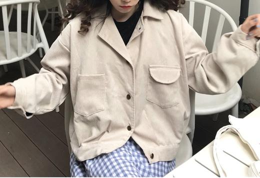 裁缝学苑 AW10复古韩版女士外套1:1实物服装纸样剪裁图纸牛皮纸样 商品图4