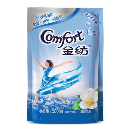 500ml金纺衣服柔顺（清新柔顺） 商品图0