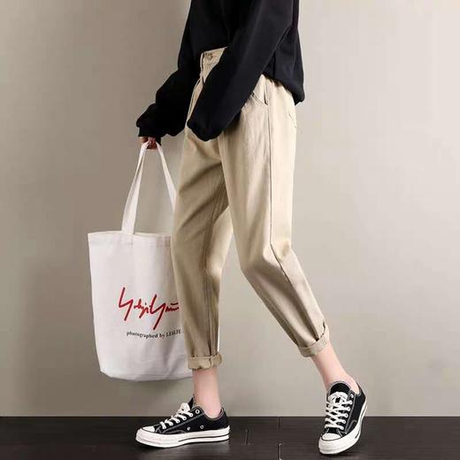 裁缝学苑 AW11女士休闲哈伦裤1:1实物服装纸样剪裁图纸牛皮纸样 商品图1