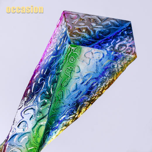 水晶奖杯定制定做创意扭柱比赛颁奖制作公司年会优秀员工定做刻字 商品图2