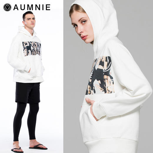 SSENTIEL by AUMNIE｜男女同款 宽松LOGO连帽上衣 BD OS LOGO HOODIE 新款卫衣 商品图0