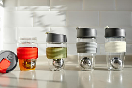 丹麦PO魔力杯玻璃茶水分离泡茶杯创意便携车载随身杯办公家用杯子 商品图3
