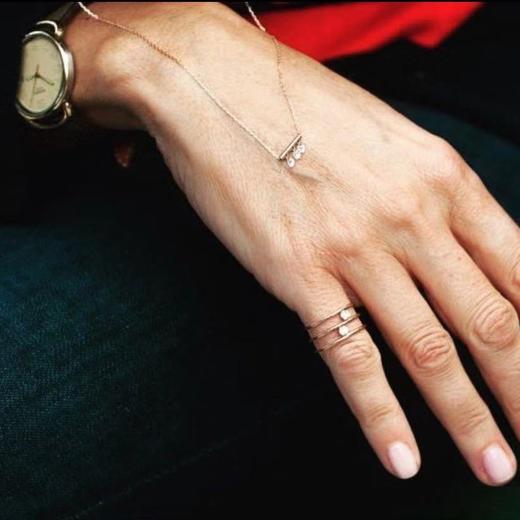 北京仓｜La Brune et La Blonde-妮可基德曼同款-Pampilles3-18K黄金 0.6克拉钻石 项链［法国设计师］ 商品图3