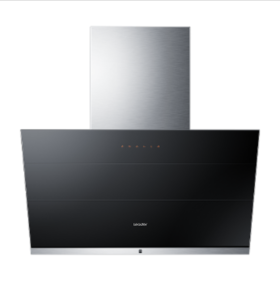 cdfh9971pfj海尔Leader平板大吸力油烟机  灵动触控 立体纵向排烟 智能自开合 触摸式 906C2