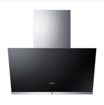 cdfh9971pfj海尔Leader平板大吸力油烟机  灵动触控 立体纵向排烟 智能自开合 触摸式 906C2 商品图0