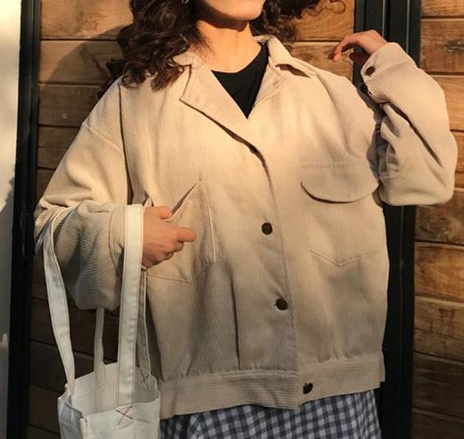 裁缝学苑 AW10复古韩版女士外套1:1实物服装纸样剪裁图纸牛皮纸样 商品图1