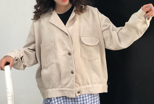 裁缝学苑 AW10复古韩版女士外套1:1实物服装纸样剪裁图纸牛皮纸样 商品图3