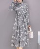 裁缝学苑 AW12长袖中长款连衣裙1:1实物服装纸样剪裁图纸牛皮纸样 商品缩略图1