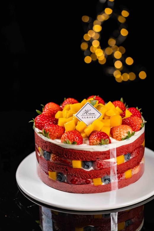 嗨森蛋糕一红丝绒裸蛋糕 商品图0