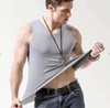 竹纤维男式无痕随心裁V/U领背心0058 商品缩略图0