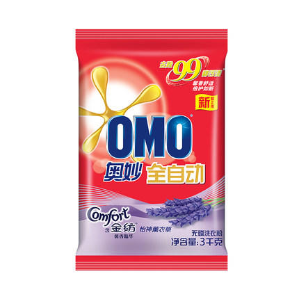 3KG奥妙全自+金纺洗衣粉薰衣草 商品图0
