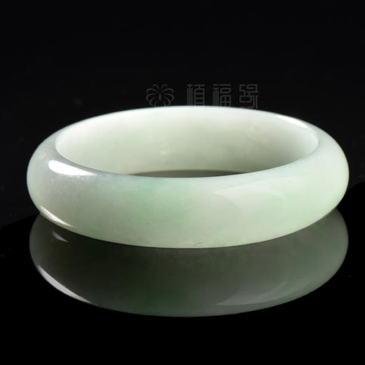 【静水】宽版浅绿翡翠平安镯-SZ408077 商品图2