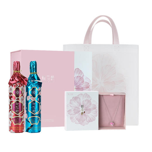 【泸州老窖酒名堂】12度 桃花醉项链款（2018版）500ml*2 商品图2