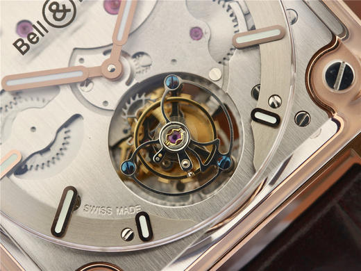 bbr厂柏莱士飞行系列67正方形brcal380自制机芯67飞轮男腕表直径4