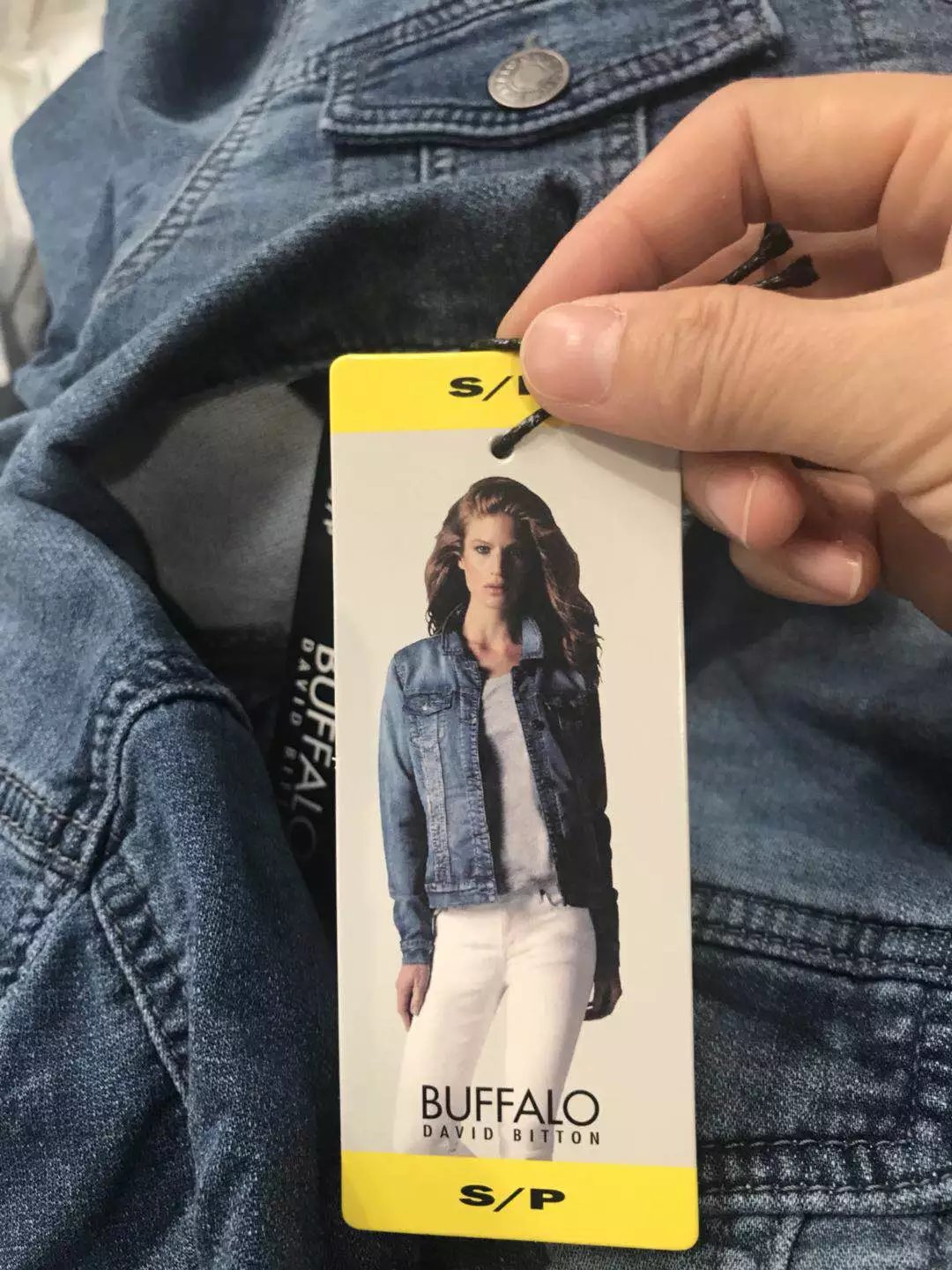 国内现货buffalo轻便柔软女士牛仔外套夹克