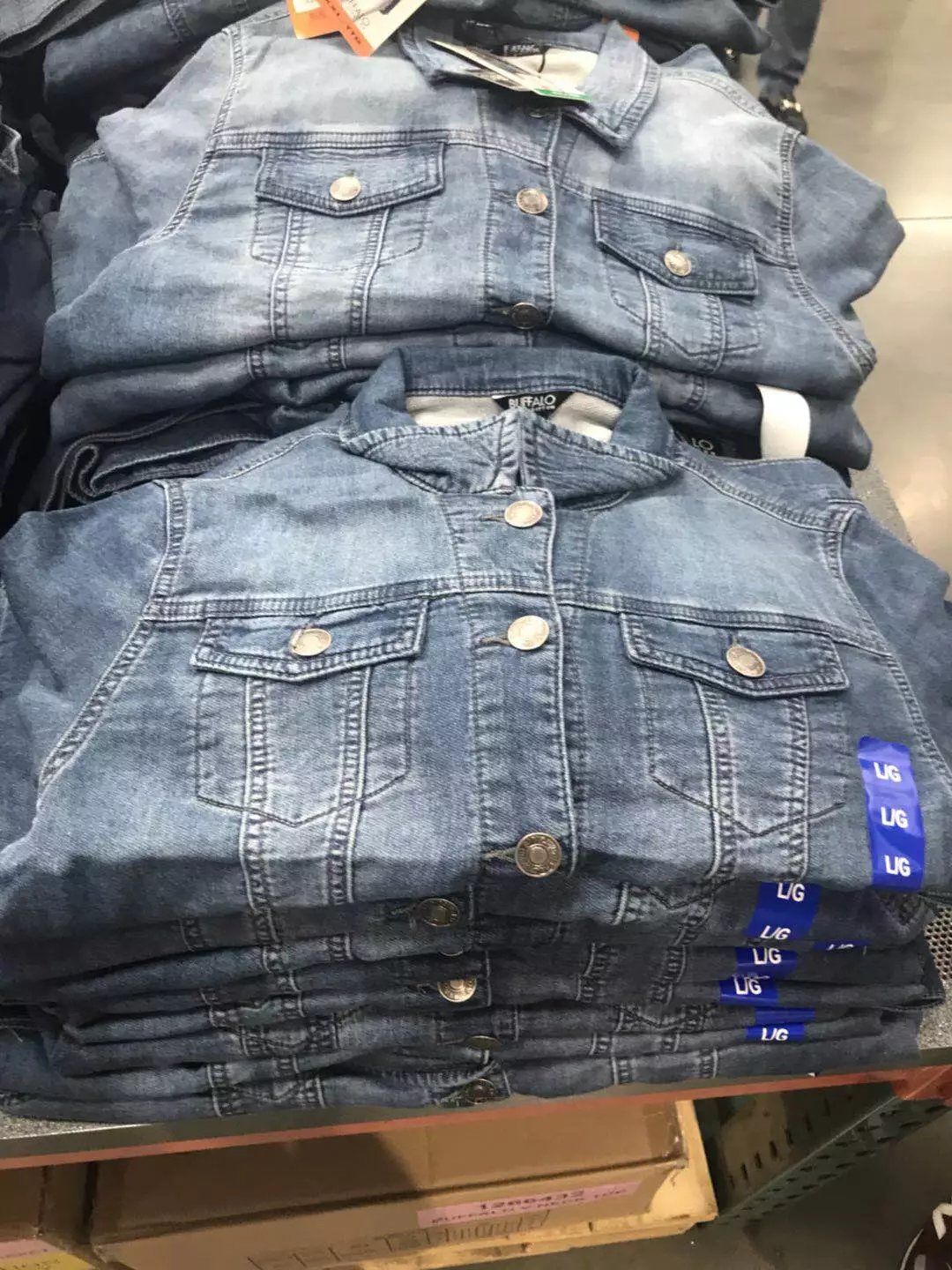 国内现货buffalo轻便柔软女士牛仔外套夹克