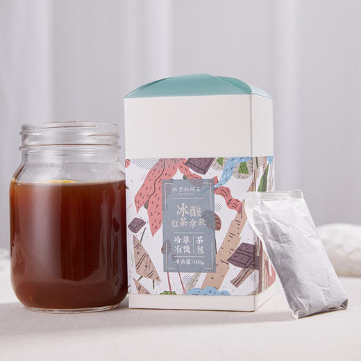 趣味冰醸丨红茶拿铁 冷萃有机茶包 特级 100g 商品图0