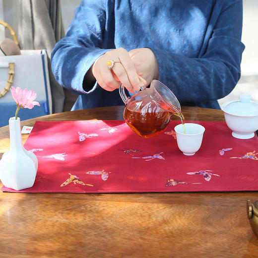 【采购专享】宫里的世界&斗贤 暗香盈袖 茶席杯垫套装 商品图1