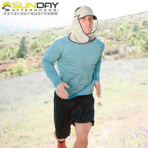 美国sunday Afternoons 中性款 全面防晒保护 2合1 可拆卸 超轻帽子 商品图3