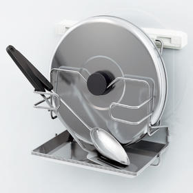 (预售·需等2个月）日本进口厨房珐琅板原装选配免打孔磁吸置物架挂钩