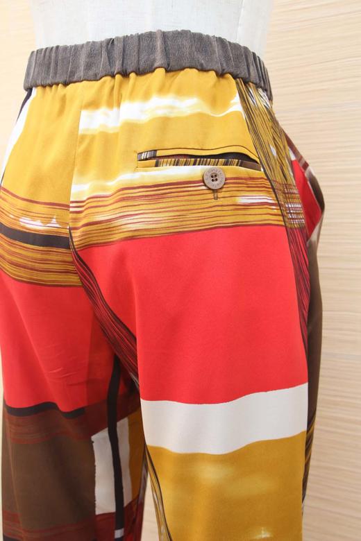 TYNVIE 抽象印花真丝休闲裤 商品图9