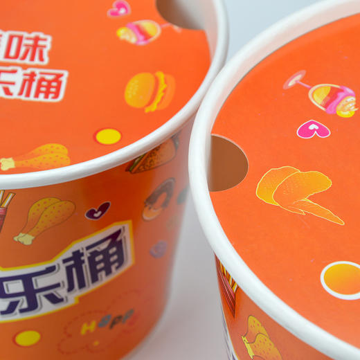 喇叭花一次性炸鸡盒全家桶薯条鸡块小食拼盘纸盒子外卖打包小吃桶 商品图4