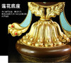 慧宝金轮宝密宗法器佛堂供具镶宝石法轮摆件中号高约18cm 商品缩略图5