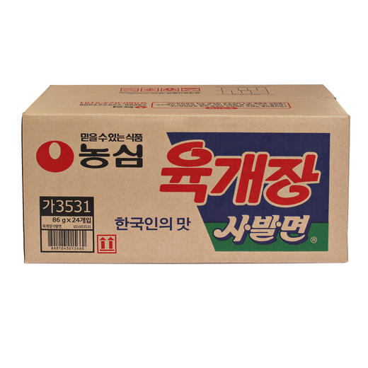【박스】농심 육개장컵소86g*24 商品图0