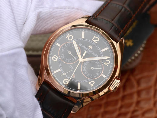 TW江诗丹顿伍陆之型FIFTYSIX系列，男士腕表，皮表带，自动机械机芯，透底 商品图3