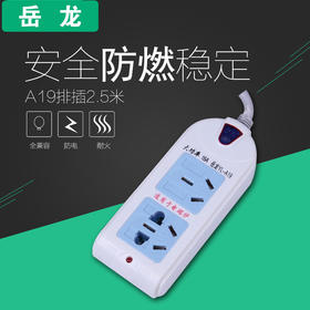 岳龙 插排 2.5米A19