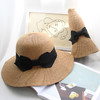 孙俪同款帽子 日系蝴蝶结草帽百搭可折叠防晒遮阳帽 商品缩略图0