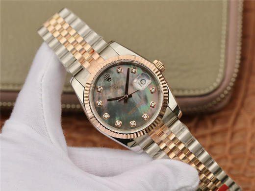N劳力士日志36mm玫瑰金2018年度新款日志14k包金系列:因不断的追求而不断去完善和改进，现攻克了包金各种工艺，正式推出:正宗904L钢 商品图2