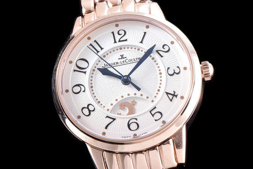 JL  积家约会系列机械女表 赵薇代言 火爆的女表款式，搭载新版cal.898A自动上链机械机芯，具有真月相显示功能，表盘直径34mm中号，不锈精钢表带，烧钢蓝指针[得意] 商品图1