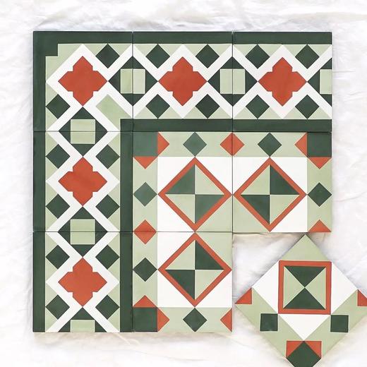 进口水泥花砖 CT008 商品图0