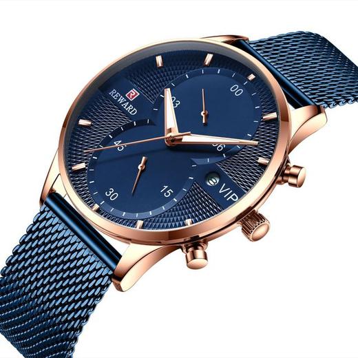 【手表】男士手表运动休闲手表 欧美商务新款5针计时男士手表 商品图4