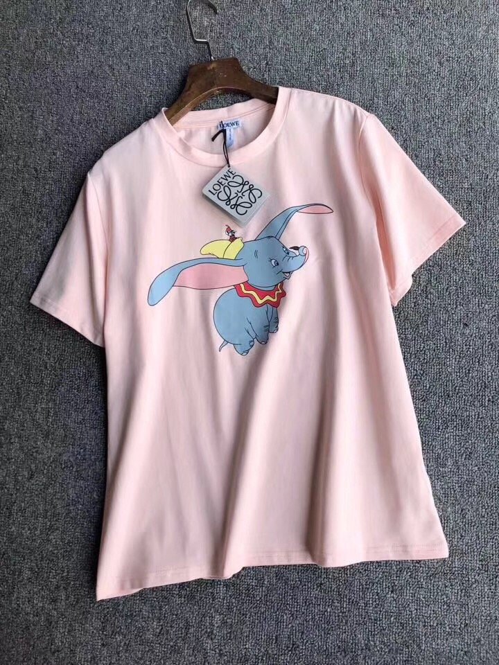 意大利轻奢loewe罗意威小飞象印花t袖