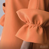 AtelierMissLu / Paola-加州橘袖口趣味褶皱连身裙 商品缩略图5