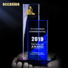 创意双色方形水晶奖杯奖牌定制定做优秀经销代理商授权牌礼品牌匾 商品缩略图2