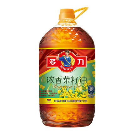 5L多力浓香菜籽油 商品图0