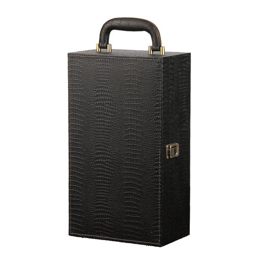 双支皮盒（黑色） 商品图0